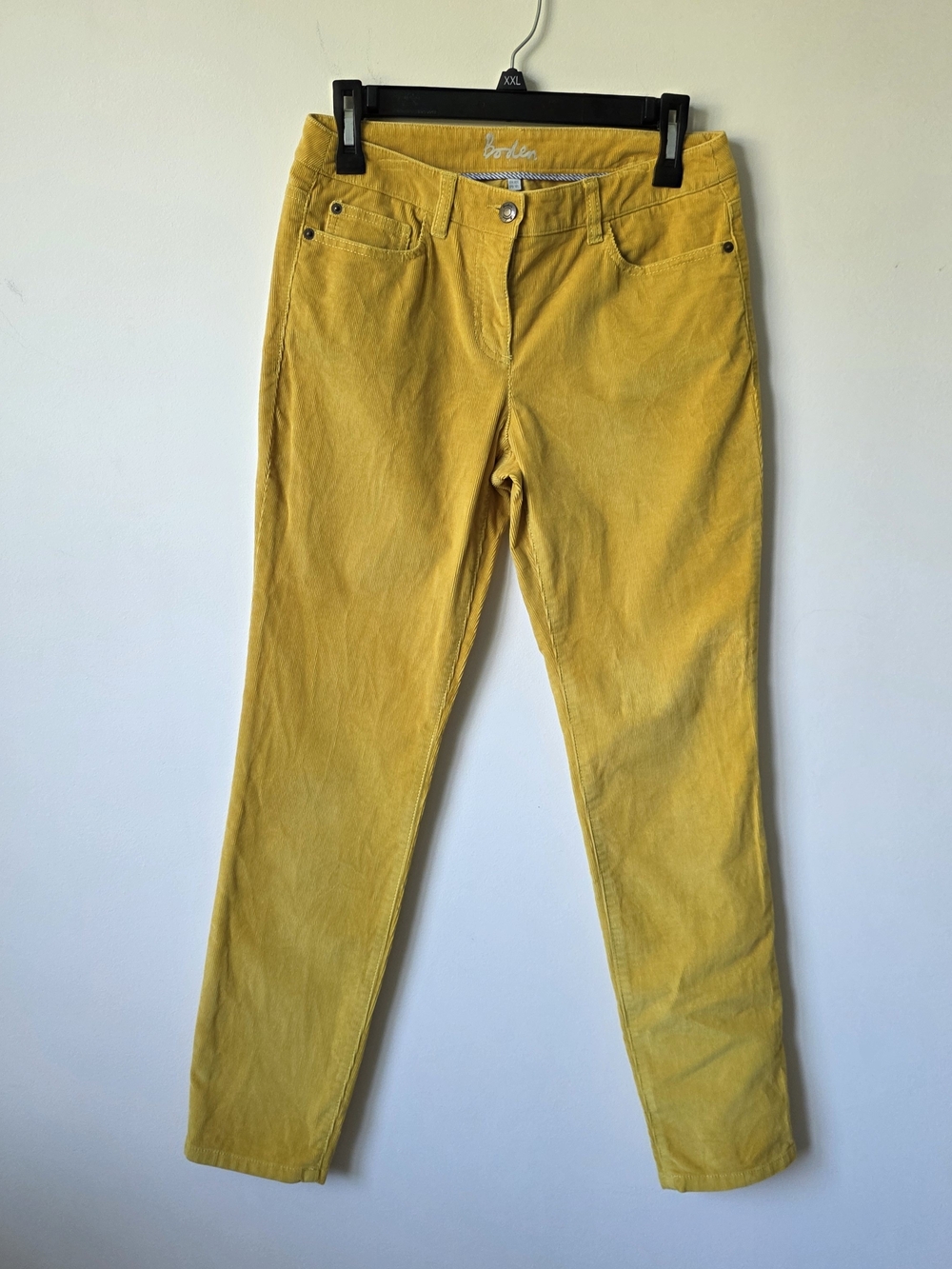 Boden Corduroy Pants Mustard Yellow Straight Leg Jeans 6L Boho Fall Festival
